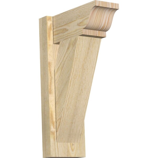 Ekena Millwork Traditional Traditional Rough Sawn Outlooker, Douglas Fir, 6"W x 12"D x 20"H OUT06X12X20TRA01RDF - main